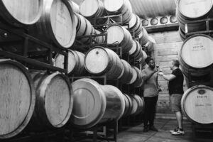Wine barrels