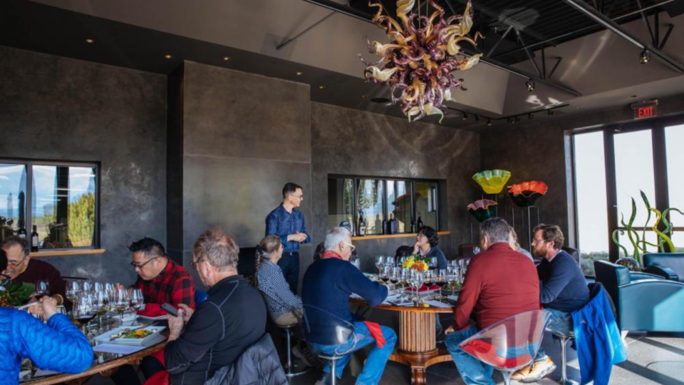 The connection between glass art and wine: a taste of the art at Long Shadows